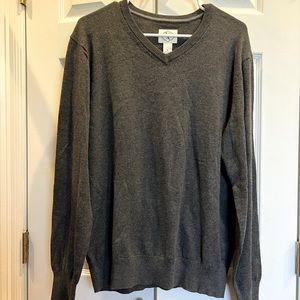 St John’s Bay charcoal heather sweater. Women’s size medium. Brand new!